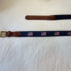 Orvis Navy Blue American Flag Belt - Size 36